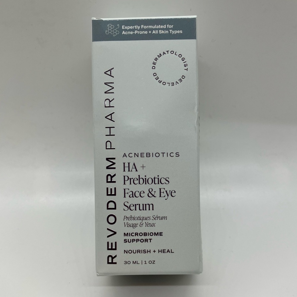 REVODERM PHARMA Acnebiotics HA + Prebiotics Face & Eye Serum 1oz